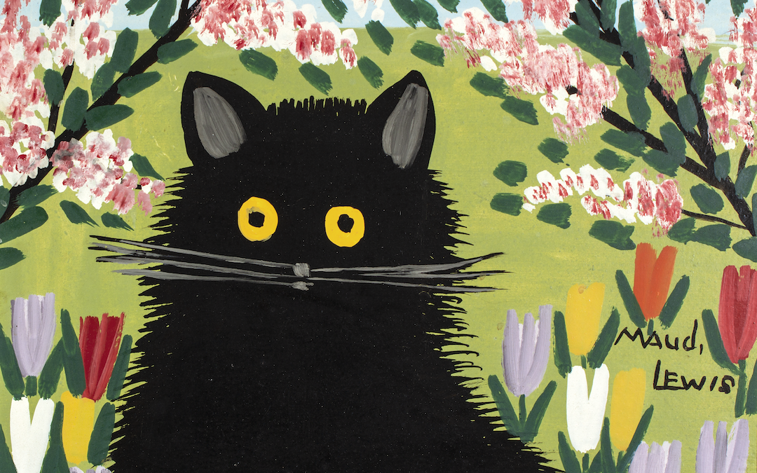Painting Cats like Maud Lewis (ages 9-15)