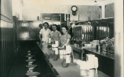 Inside Ken’s Cafe (c1940s)