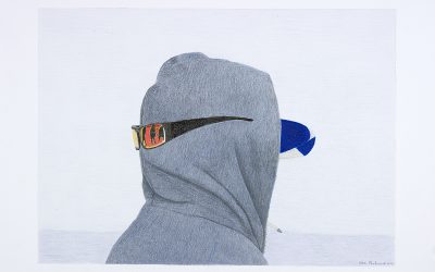 A Closer Look: Itee Pootoogook, Untitled (Man with Hoodie and Sunglasses) (2012)