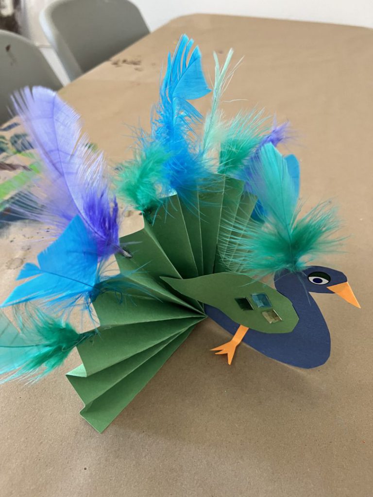 Drop in Craft! Pretty Peacock