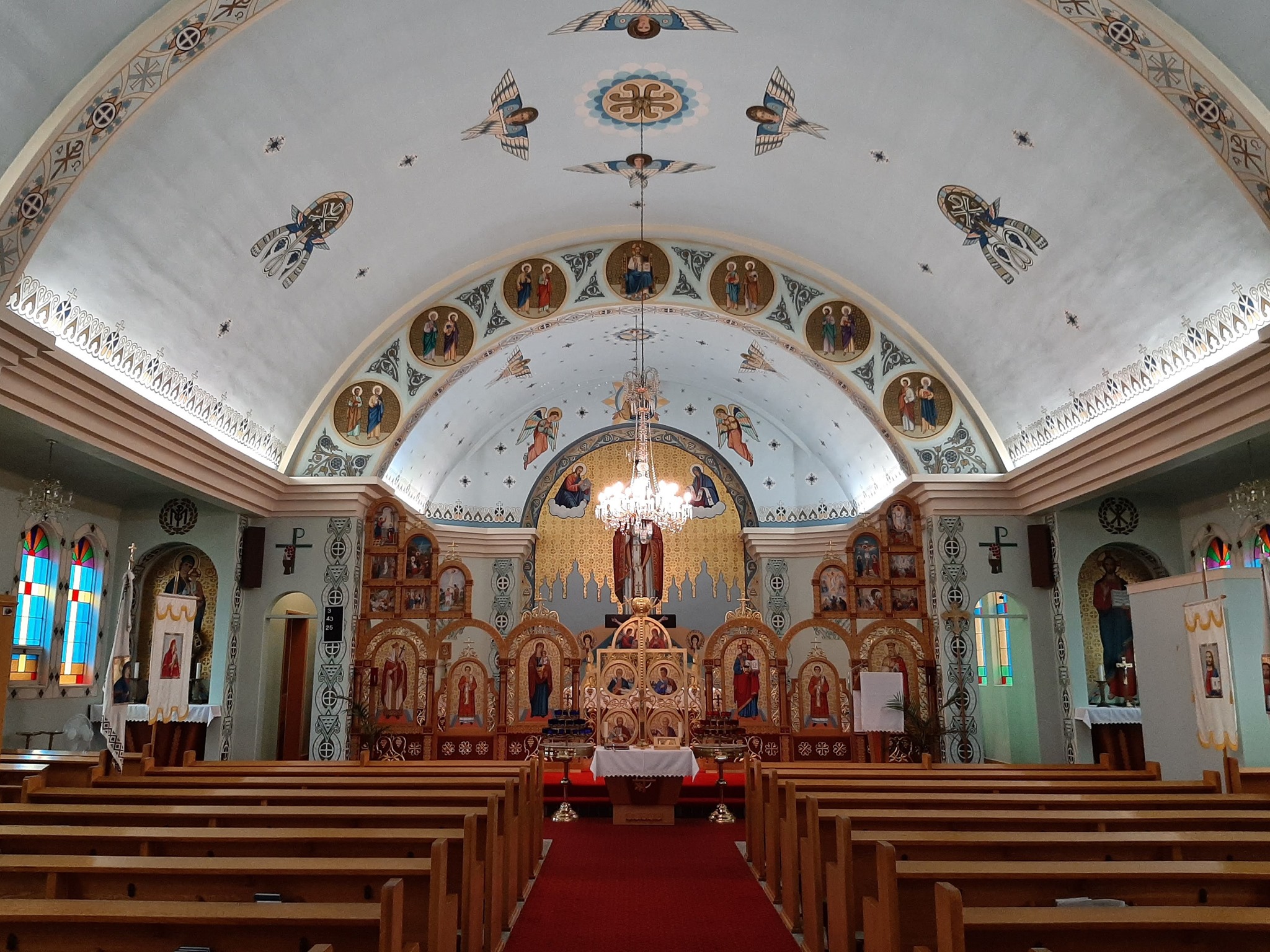Interior shot of St. Nicholas Ukrainian Catholic Church