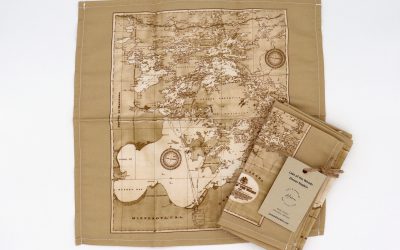 Shop the Muse: Historical Map of Lake of the Woods Dinner Napkins