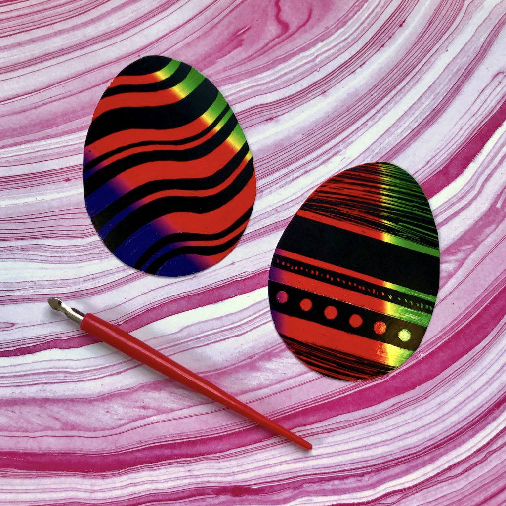 Scratchboard Easter Eggs (ages 7-12)