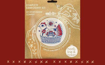 Shop the Muse: Hook, Line & Tinker Embroidery Kits