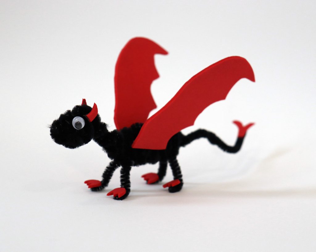 Drop in Craft! Pipe-cleaner Dragons